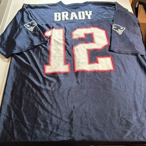 Men’s New England Patriots Tom Brady 2003 AFC Champions Jersey sz XL